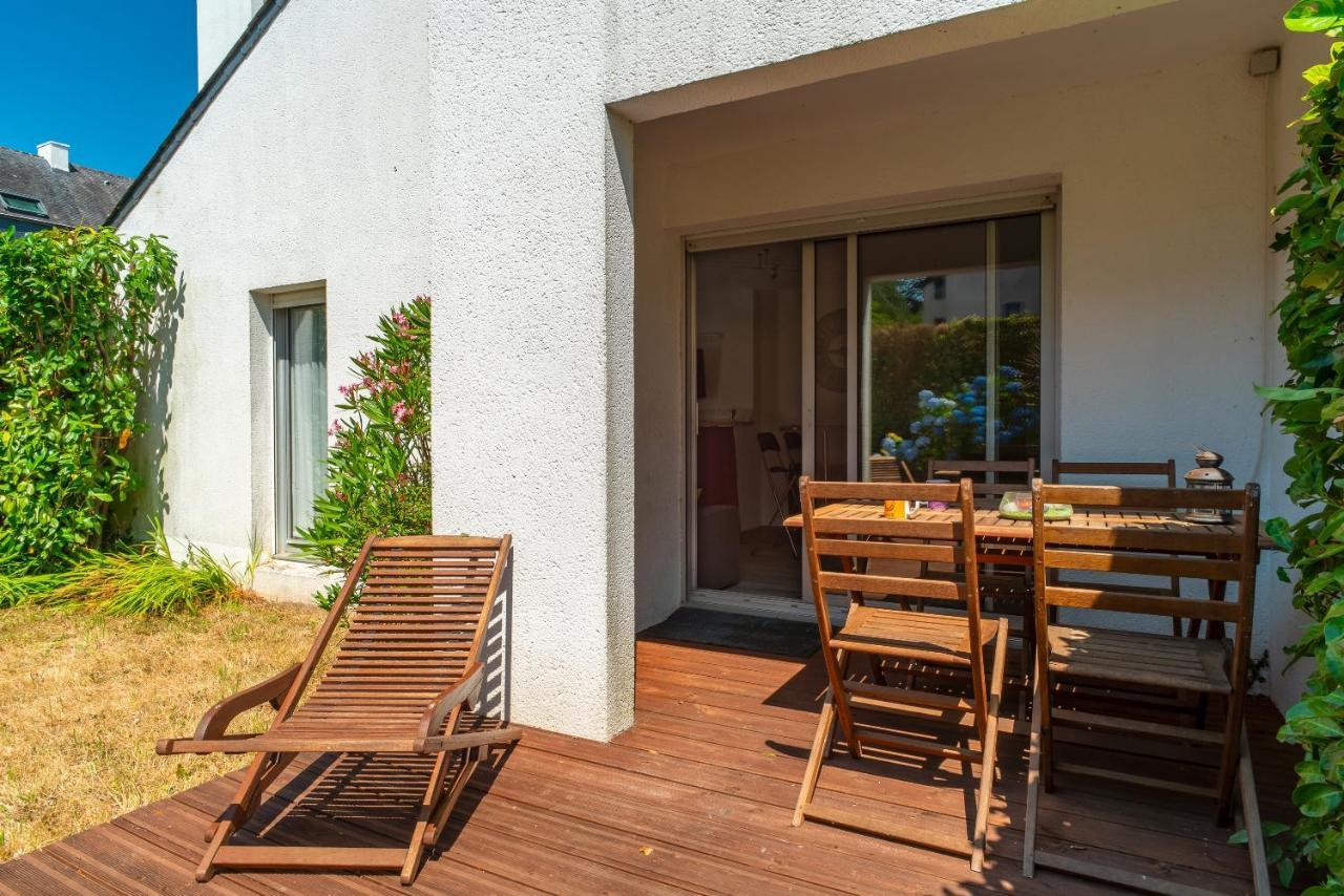 Les Cormorans - Appt En Rdc Avec Jardin Apartment Bénodet Exterior foto